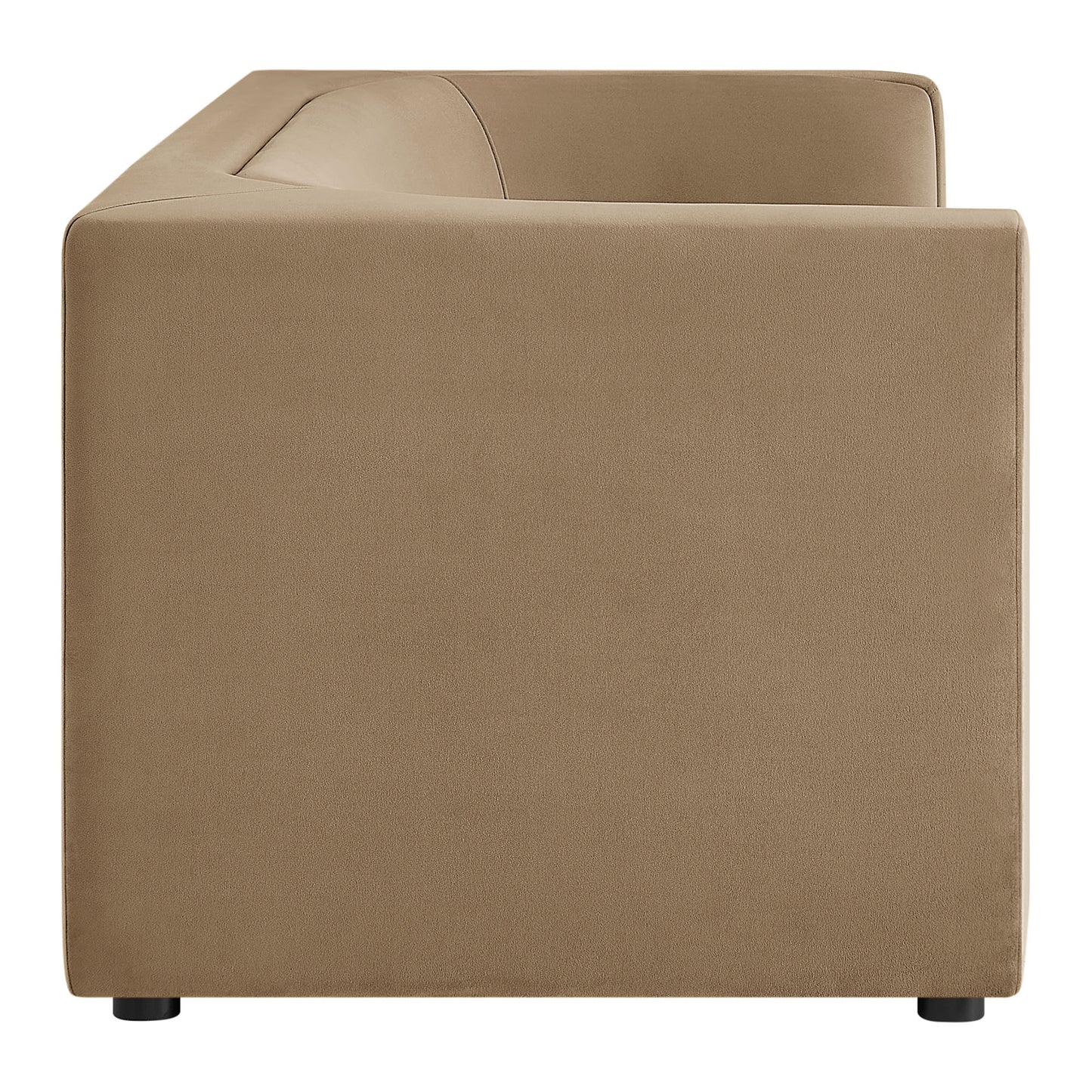 Hilda 86" Curved Back Performance Velvet Sofa by Modway
