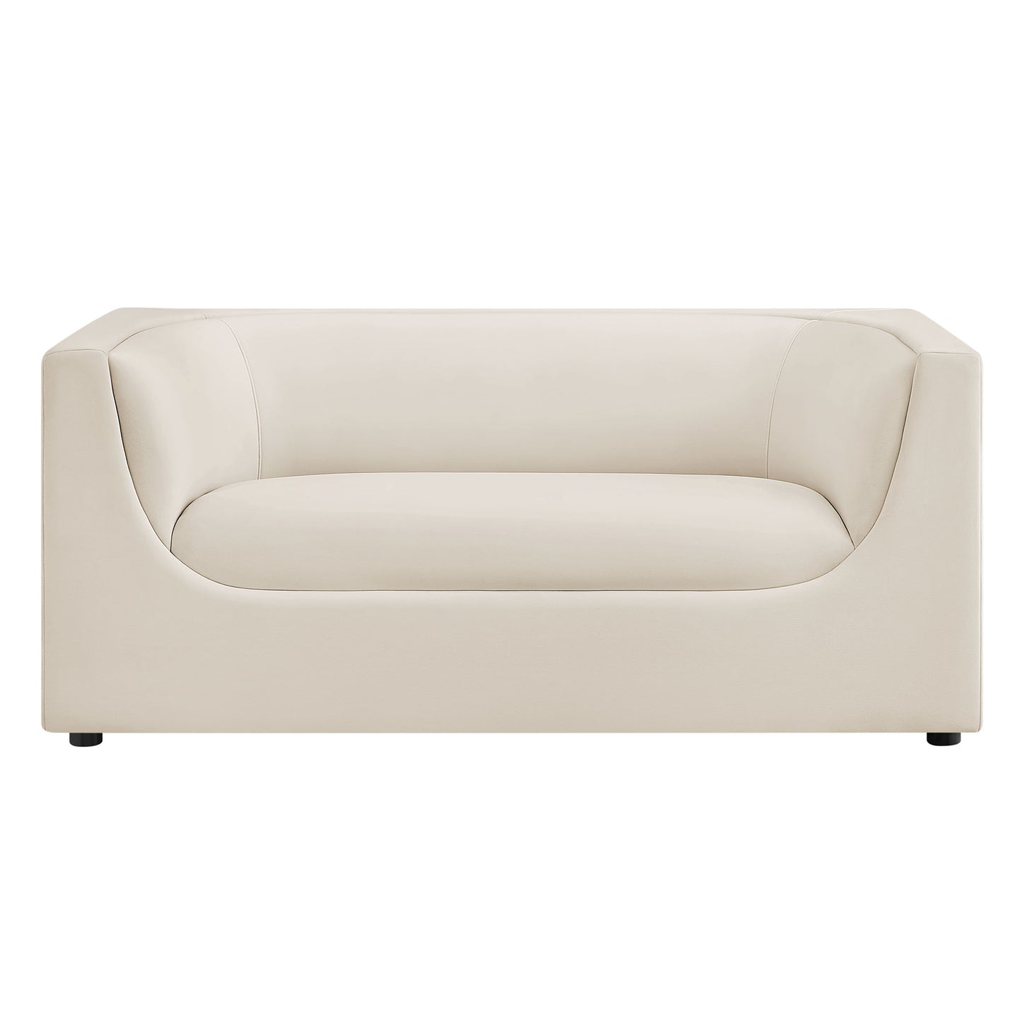 Hilda 67" Curved Back Performance Velvet Loveseat by Modway
