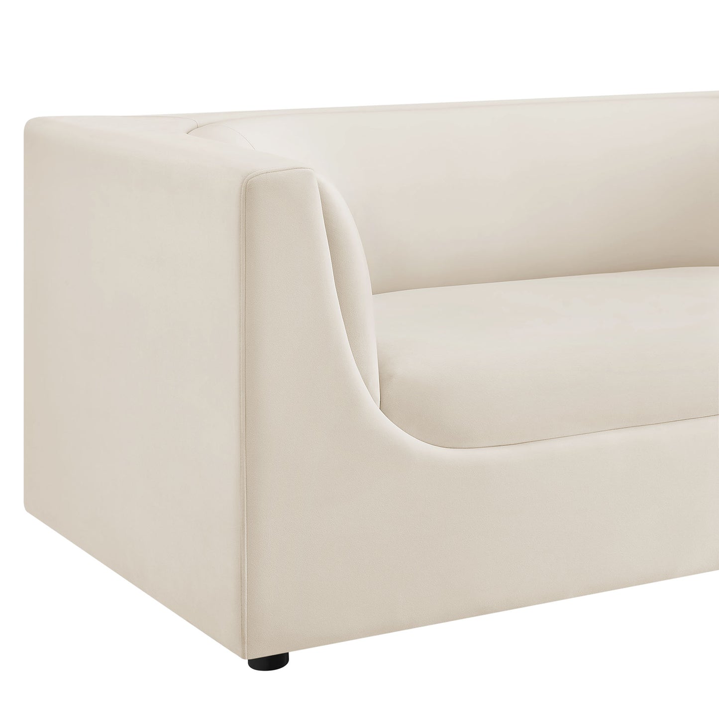 Hilda 67" Curved Back Performance Velvet Loveseat by Modway