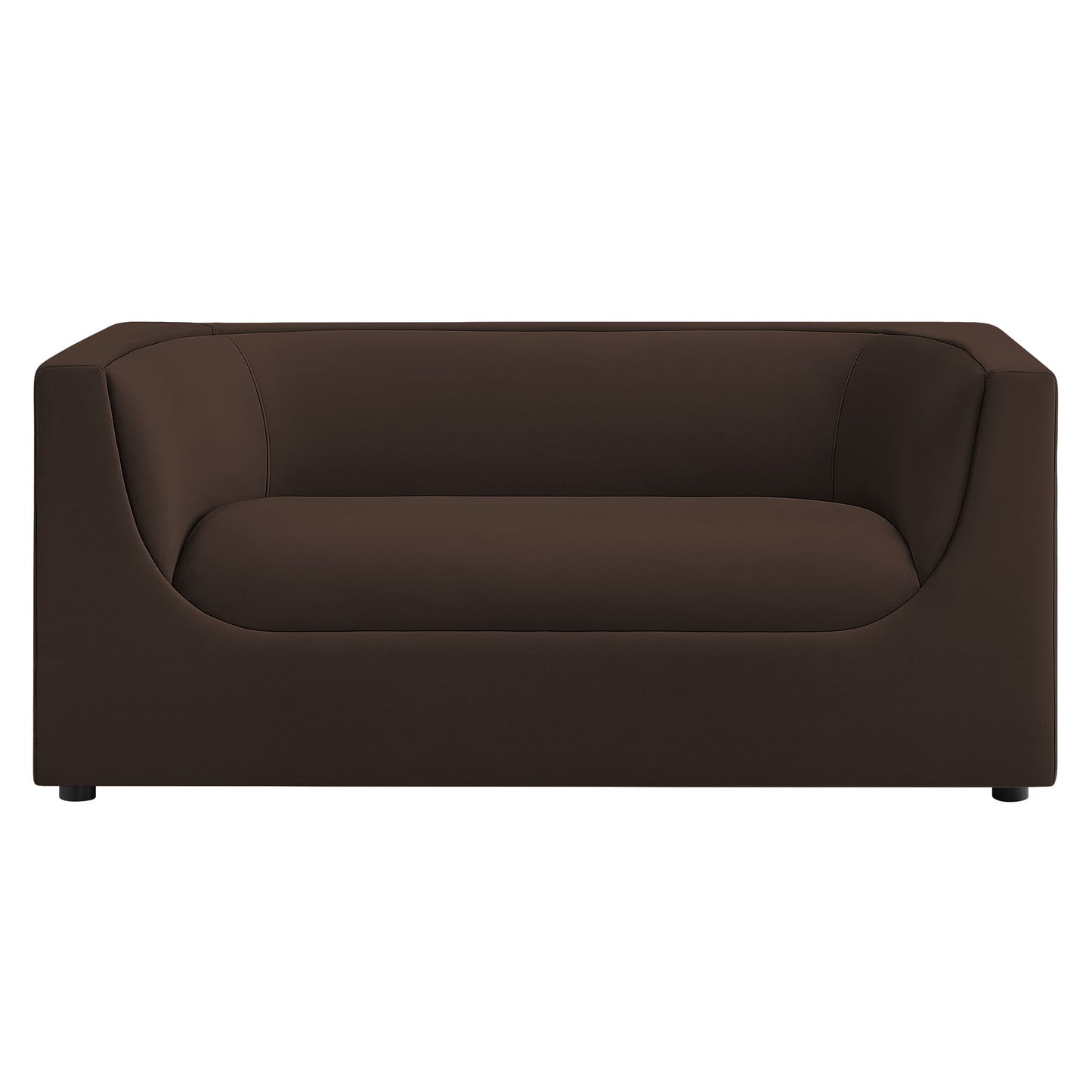 Hilda 67" Curved Back Performance Velvet Loveseat by Modway