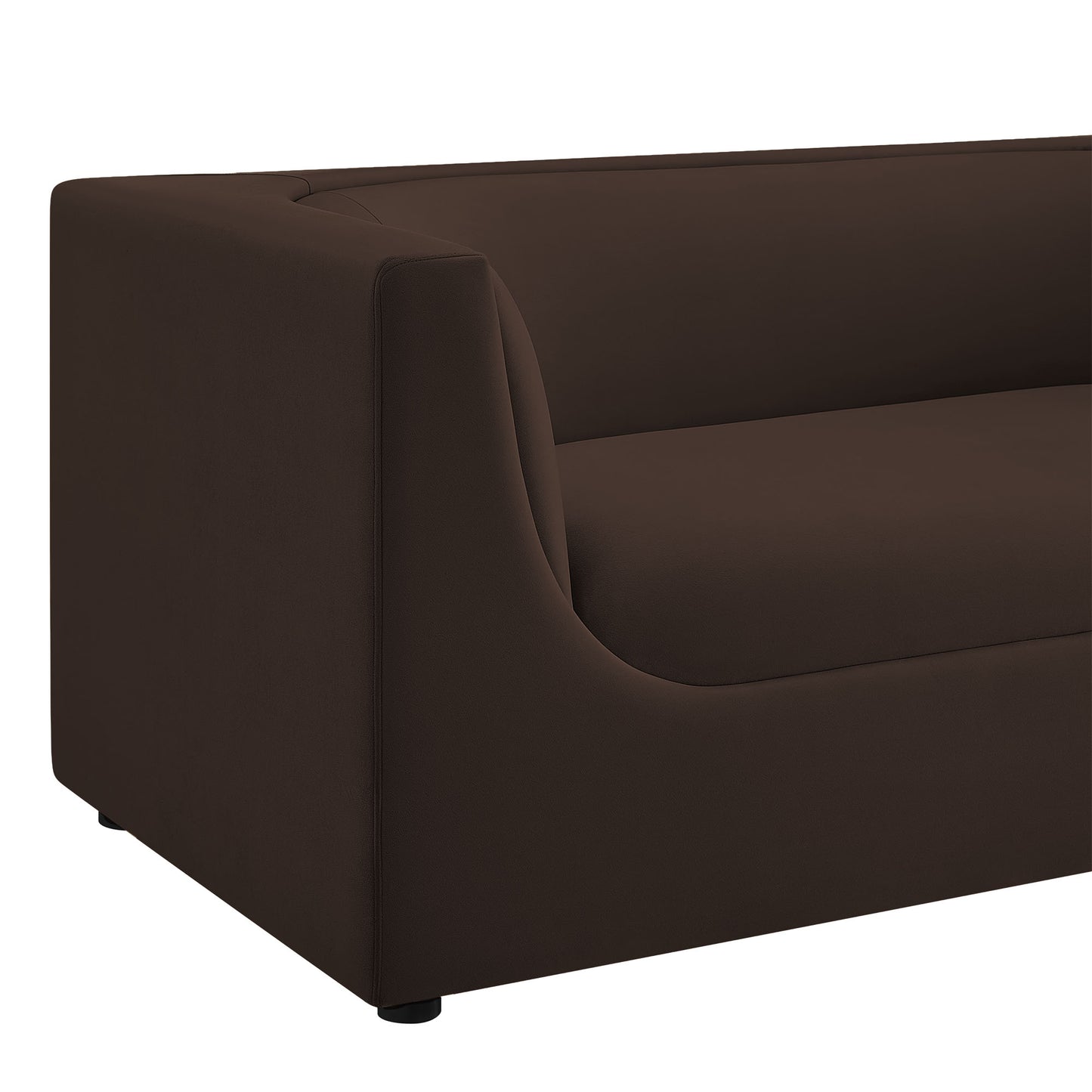 Hilda 67" Curved Back Performance Velvet Loveseat by Modway