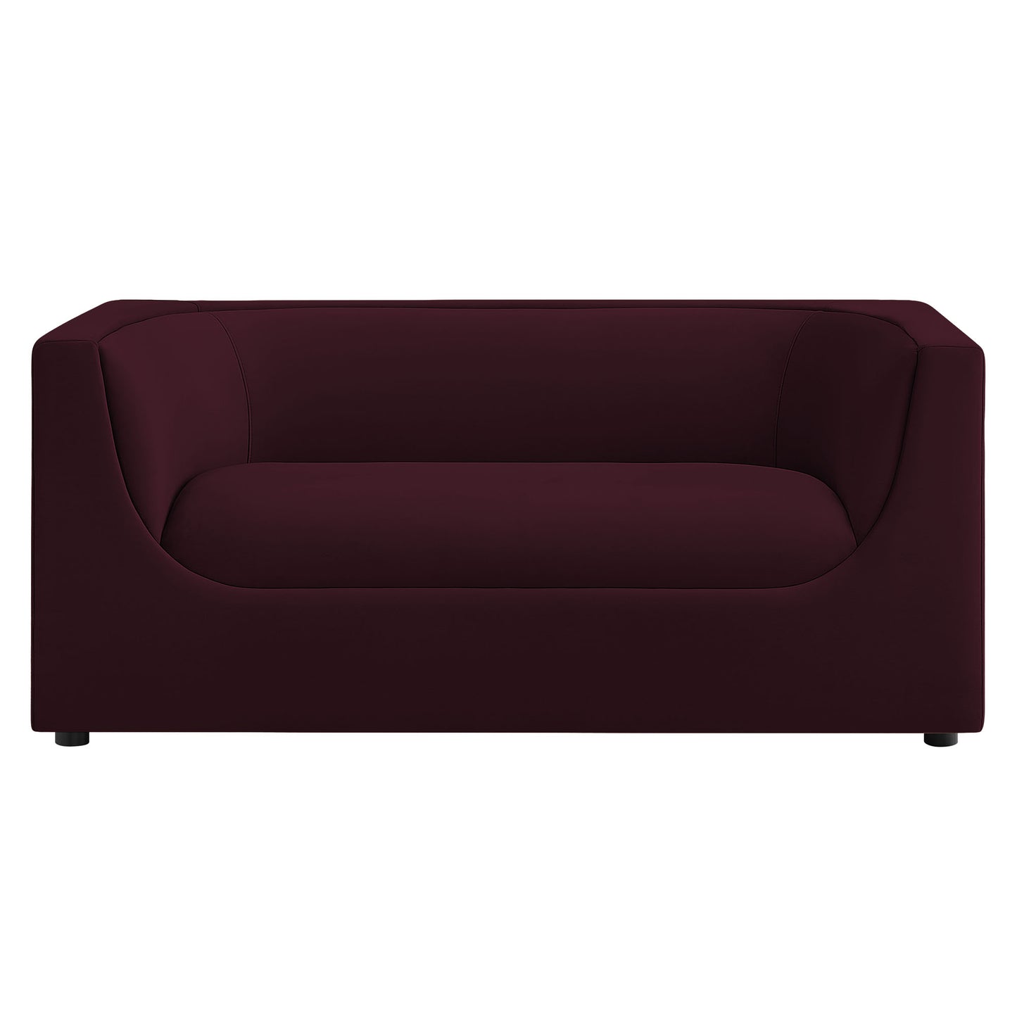 Hilda 67" Curved Back Performance Velvet Loveseat by Modway
