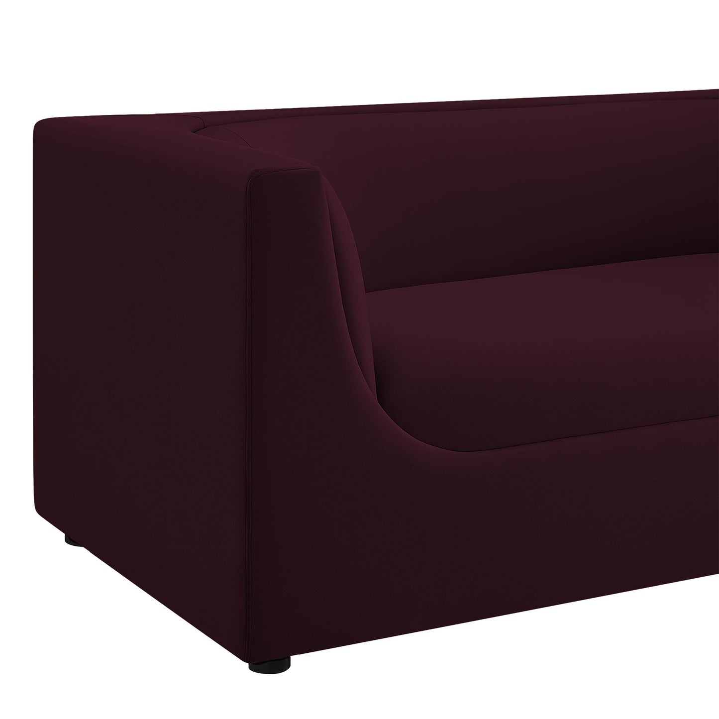 Hilda 67" Curved Back Performance Velvet Loveseat by Modway