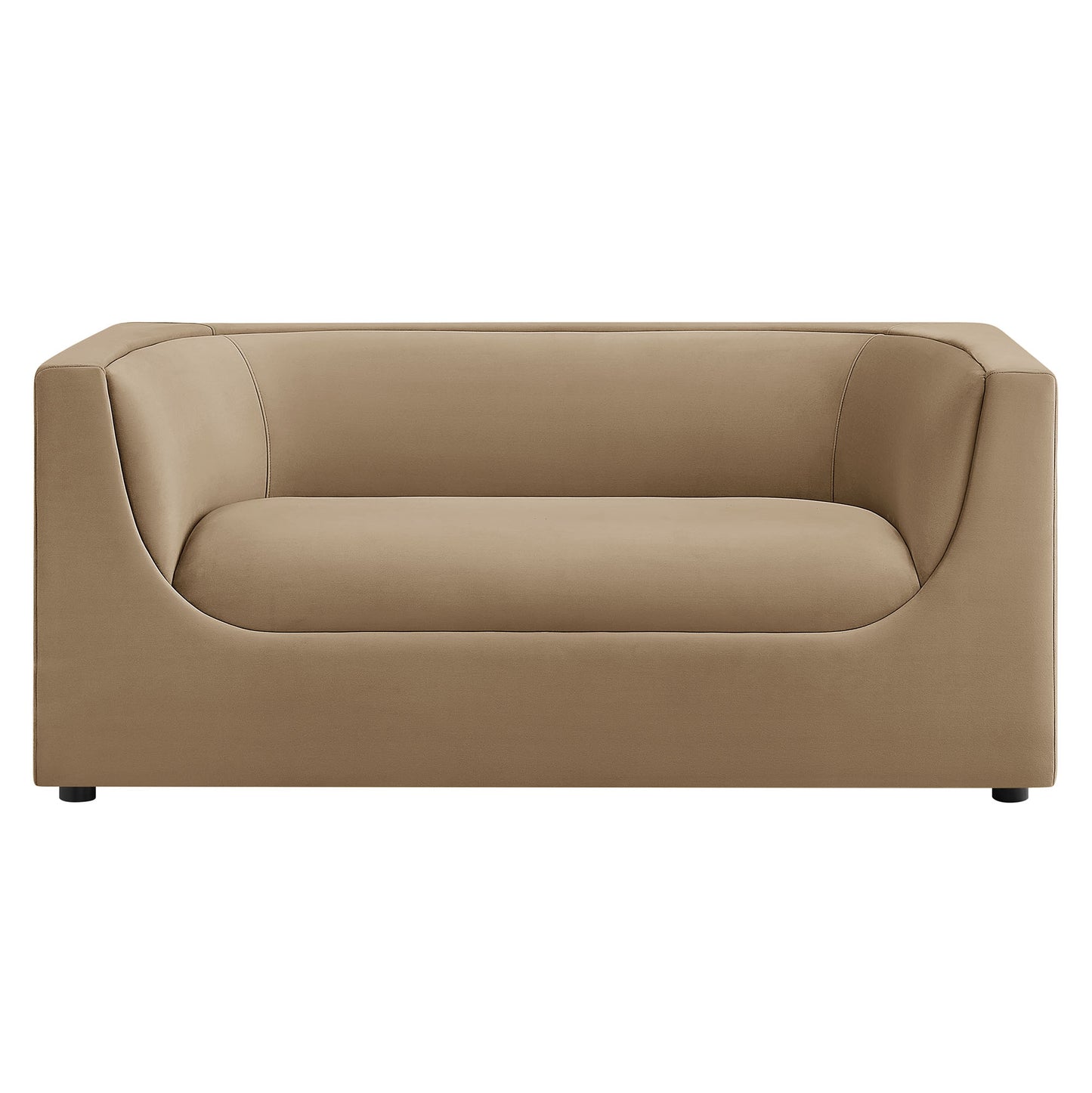 Hilda 67" Curved Back Performance Velvet Loveseat by Modway
