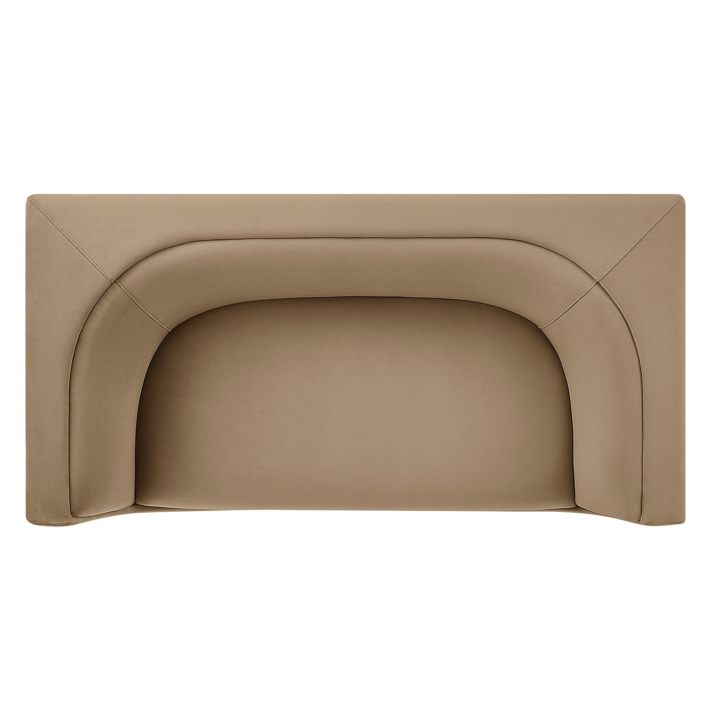 Hilda 67" Curved Back Performance Velvet Loveseat by Modway