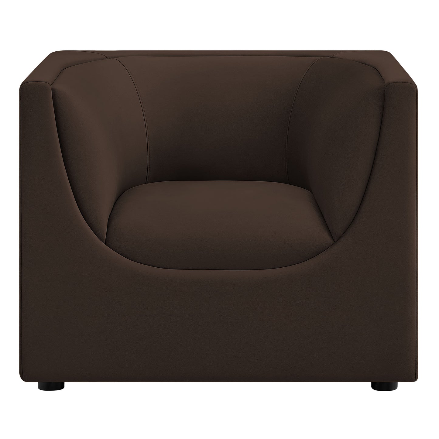Hilda Curved Back Performance Velvet Armchair by Modway