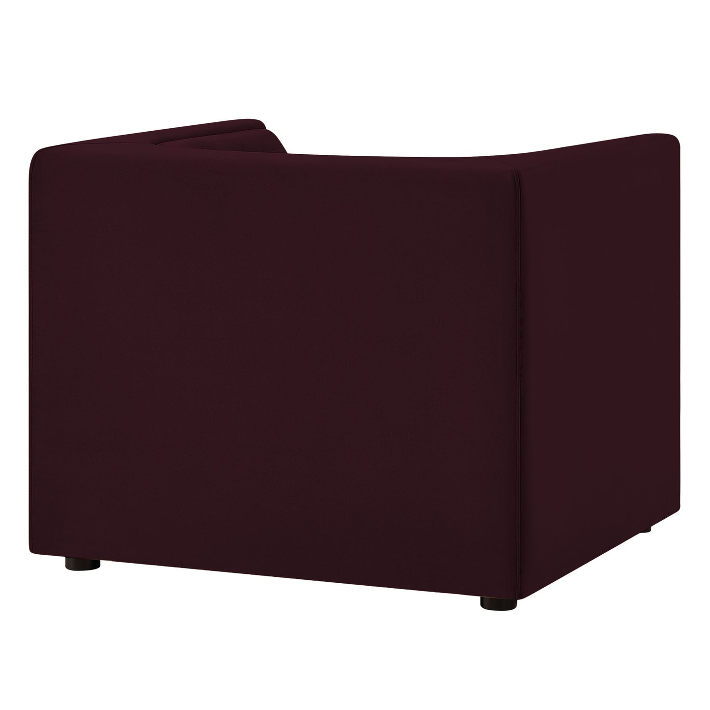 Hilda Curved Back Performance Velvet Armchair by Modway