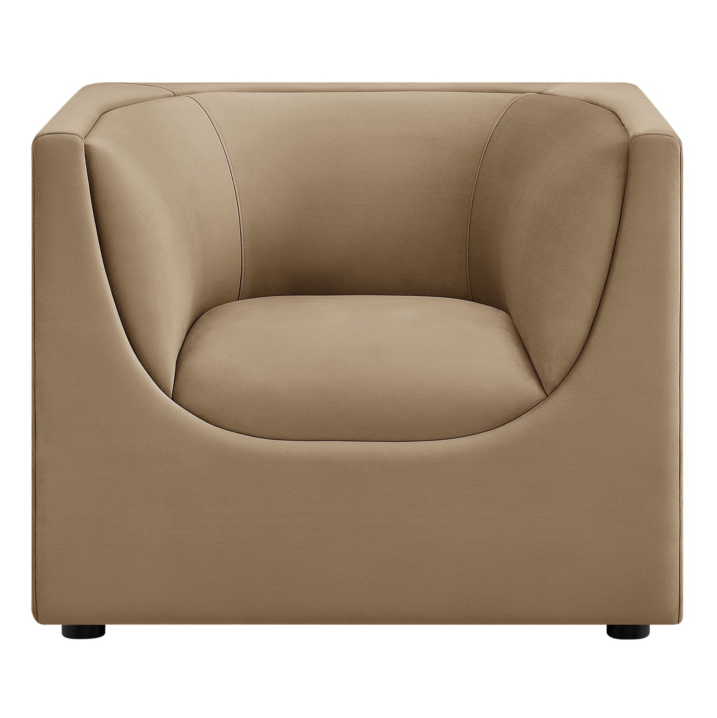 Hilda Curved Back Performance Velvet Armchair by Modway