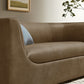 Hilda 67" Curved Back Vegan Leather Loveseat by Modway