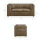 Hilda 67" Curved Back Vegan Leather Loveseat by Modway