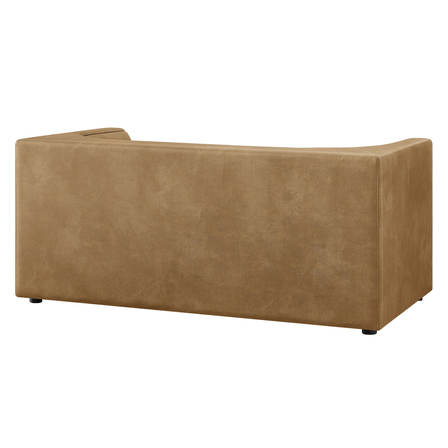 Hilda 67" Curved Back Vegan Leather Loveseat by Modway