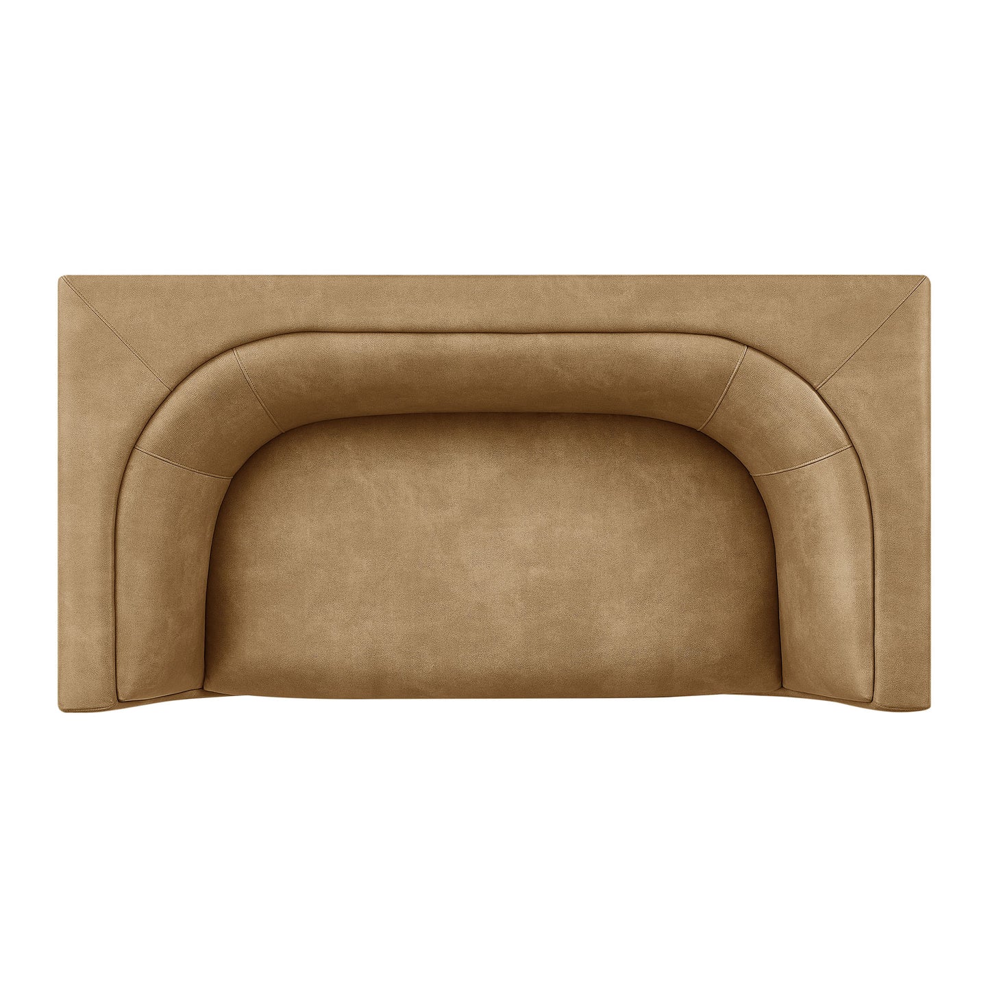 Hilda 67" Curved Back Vegan Leather Loveseat by Modway