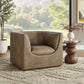 Hilda Curved Back Vegan Leather Armchair by Modway