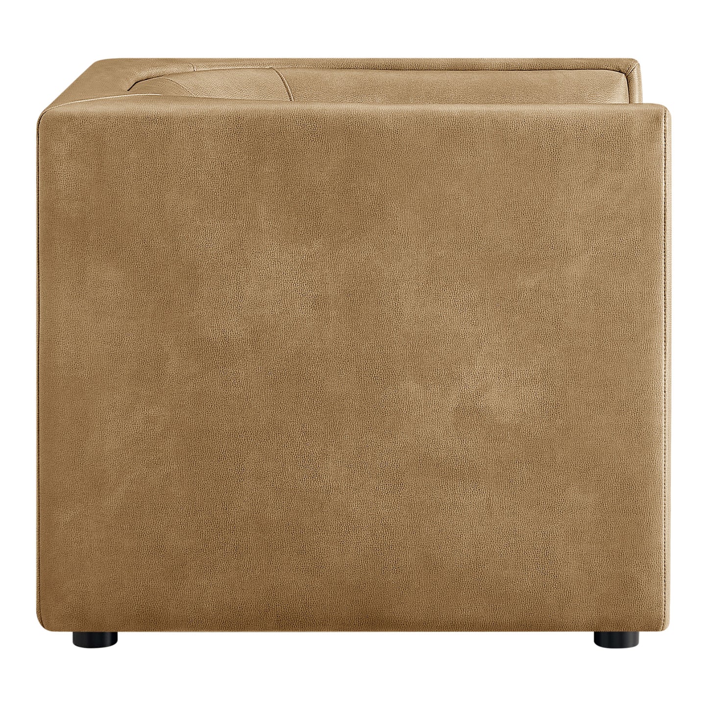 Hilda Curved Back Vegan Leather Armchair by Modway