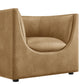 Hilda Curved Back Vegan Leather Armchair by Modway