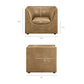 Hilda Curved Back Vegan Leather Armchair by Modway