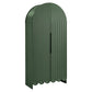 Dahlia 78 Inch Fluted and Scalloped Arched Storage Cabinet by Modway