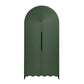 Dahlia 78 Inch Fluted and Scalloped Arched Storage Cabinet by Modway