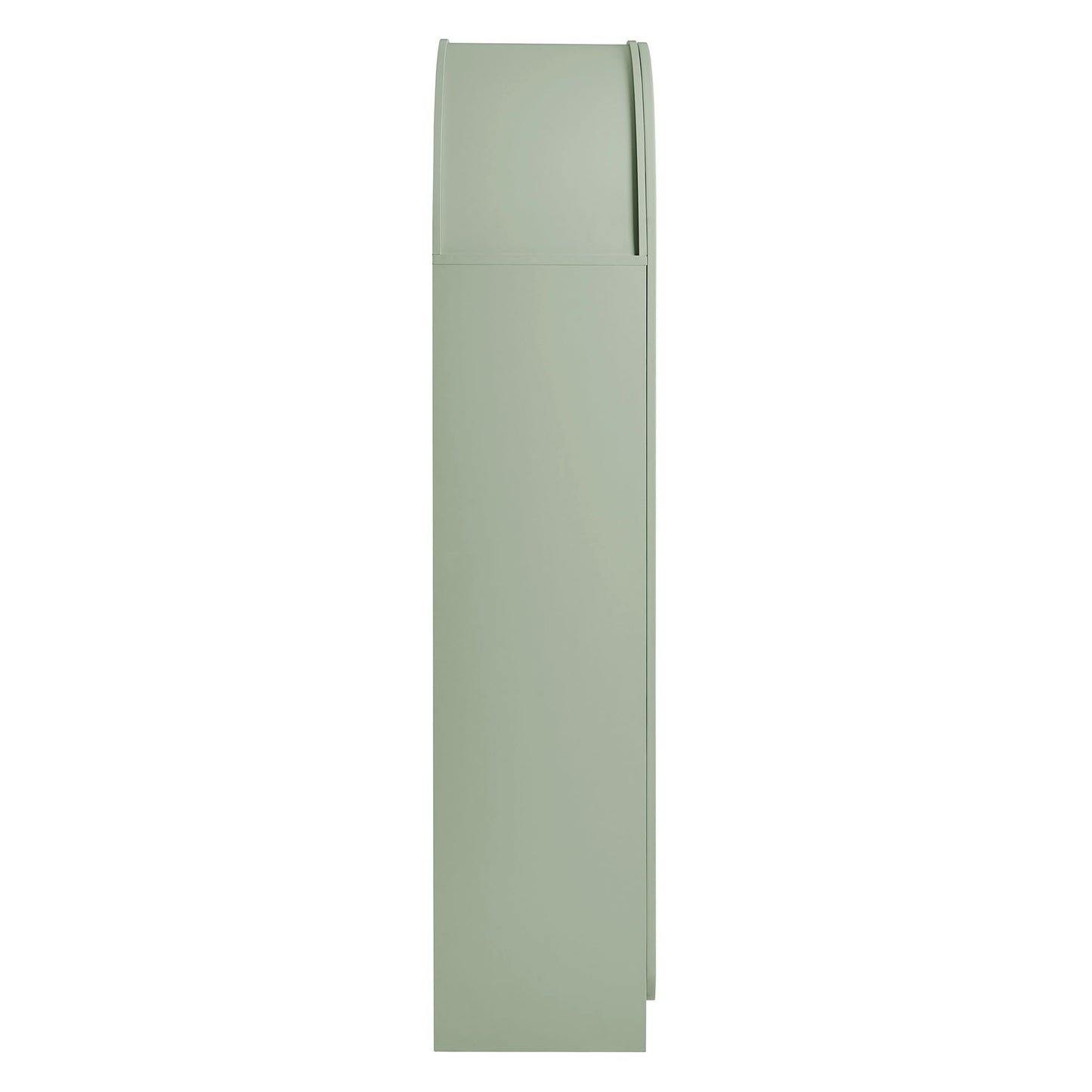 Dahlia 78 Inch Fluted and Scalloped Arched Storage Cabinet by Modway