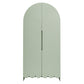 Dahlia 78 Inch Fluted and Scalloped Arched Storage Cabinet by Modway