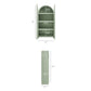 Dahlia 78 Inch Fluted and Scalloped Arched Storage Cabinet by Modway