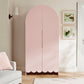 Dahlia 78 Inch Fluted and Scalloped Arched Storage Cabinet by Modway