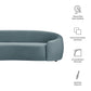 Contessa Curved Performance Velvet Sofa by Modway