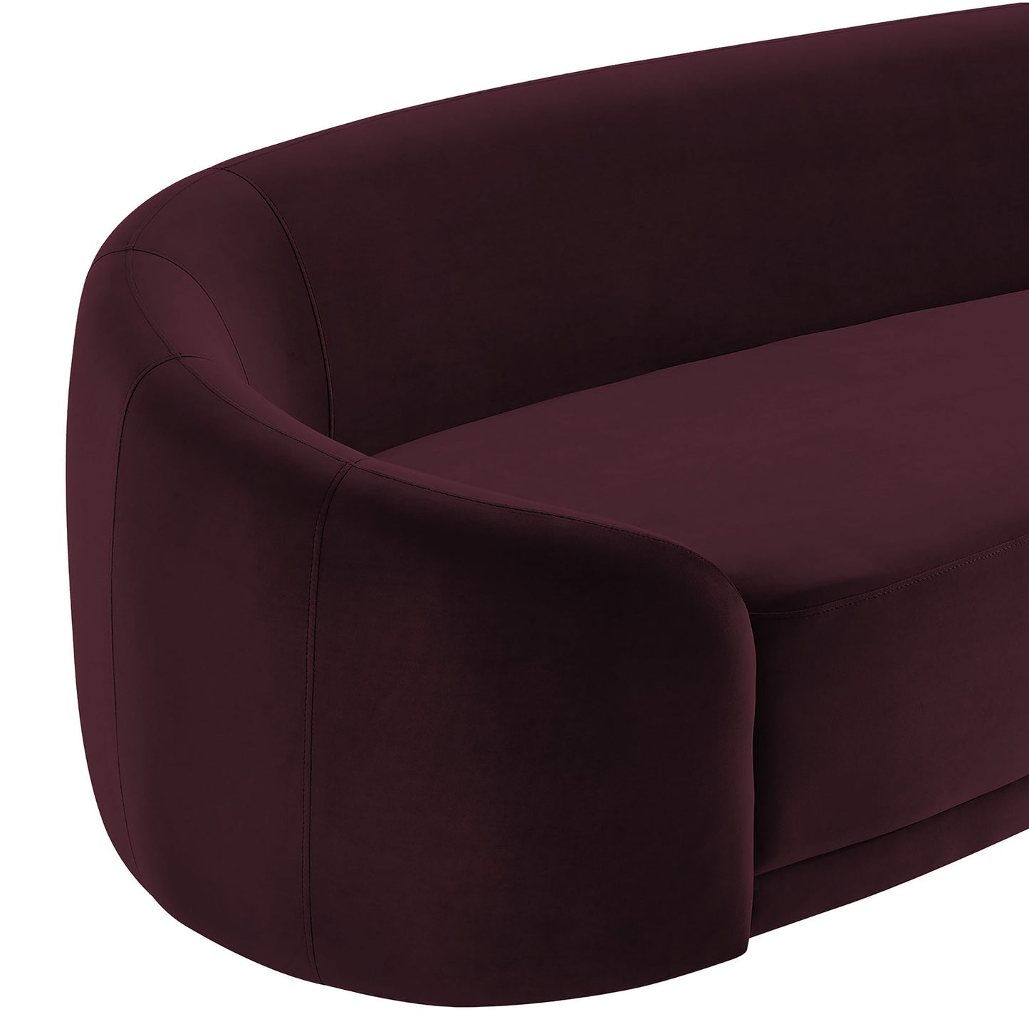 Contessa Curved Performance Velvet Sofa by Modway