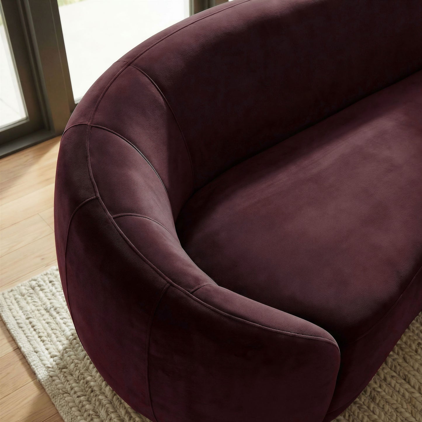 Contessa Curved Performance Velvet Sofa by Modway