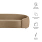 Contessa Curved Performance Velvet Sofa by Modway