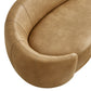 Contessa Curved Vegan Leather Sofa by Modway