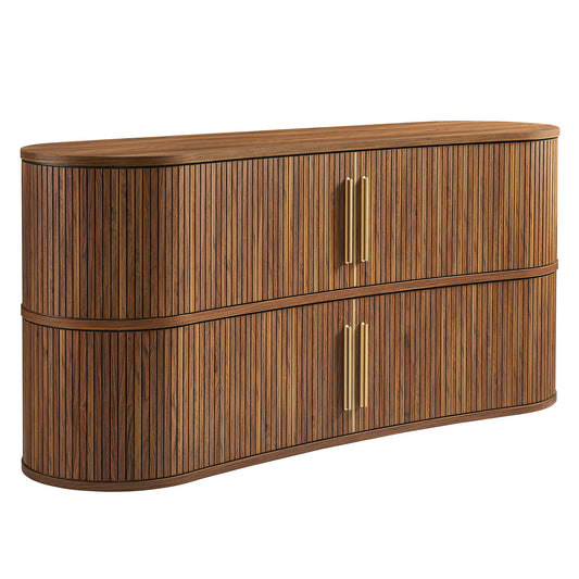Radcliffe 63" Curved Fluted Sideboard Buffet Cabinet by Modway