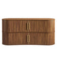 Radcliffe 63" Curved Fluted Sideboard Buffet Cabinet by Modway