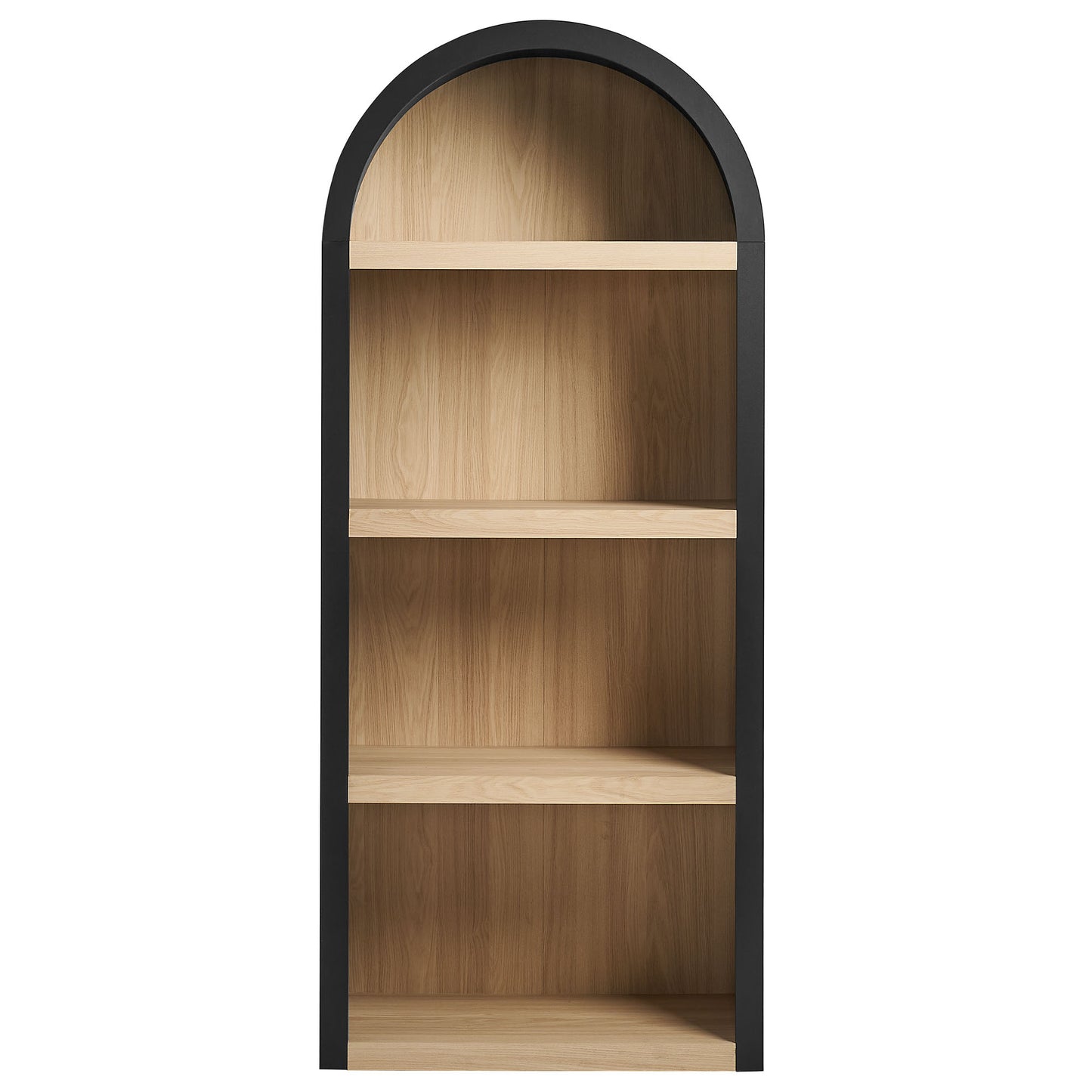 Caleb 4 Arched Display Shelf Bookcase by Modway