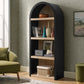 Caleb 4 Arched Display Shelf Bookcase by Modway