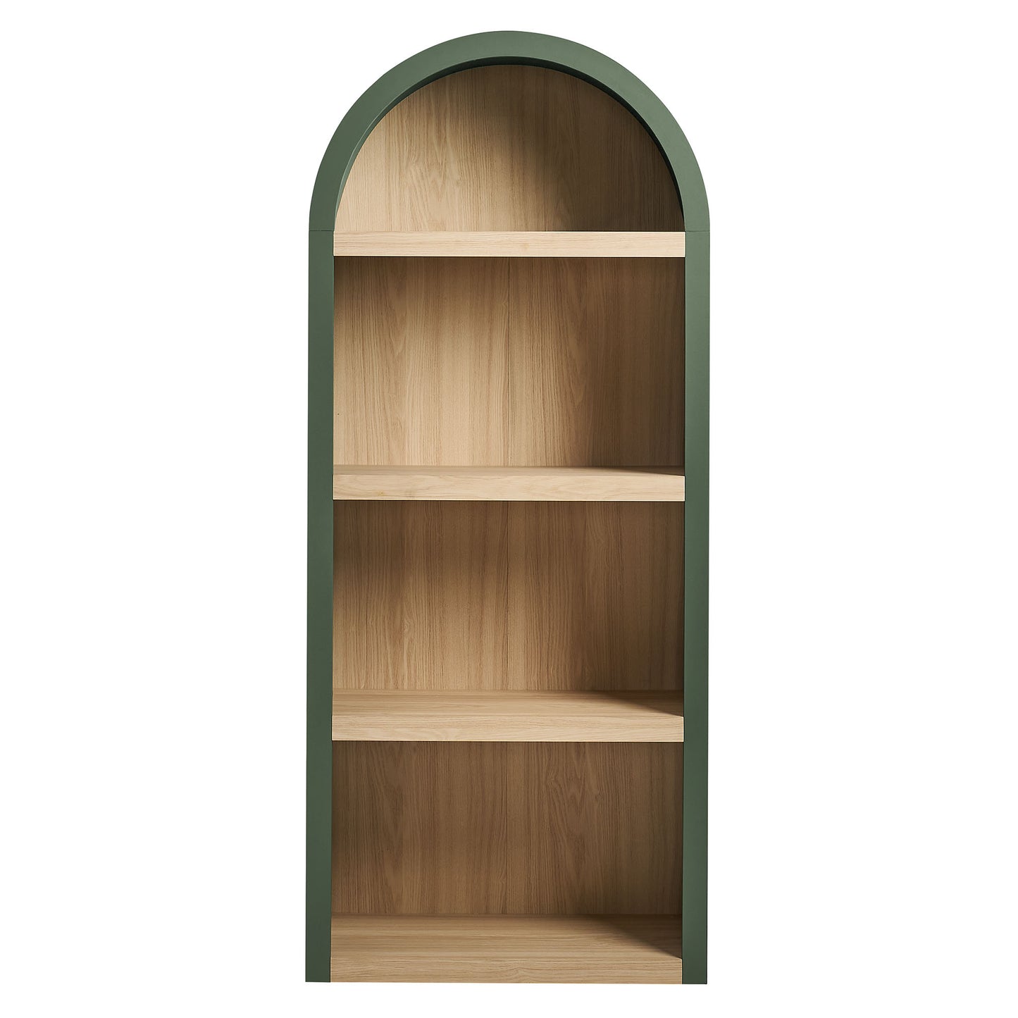 Caleb 4 Arched Display Shelf Bookcase by Modway