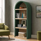 Caleb 4 Arched Display Shelf Bookcase by Modway