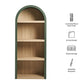 Caleb 4 Arched Display Shelf Bookcase by Modway