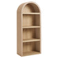 Caleb 4 Arched Display Shelf Bookcase by Modway