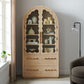 Rory 76 Inch Arched Kitchen Pantry Display Cabinet by Modway