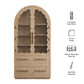 Rory 76 Inch Arched Kitchen Pantry Display Cabinet by Modway