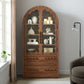 Rory 76 Inch Arched Kitchen Pantry Display Cabinet by Modway
