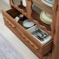 Rory 76 Inch Arched Kitchen Pantry Display Cabinet by Modway