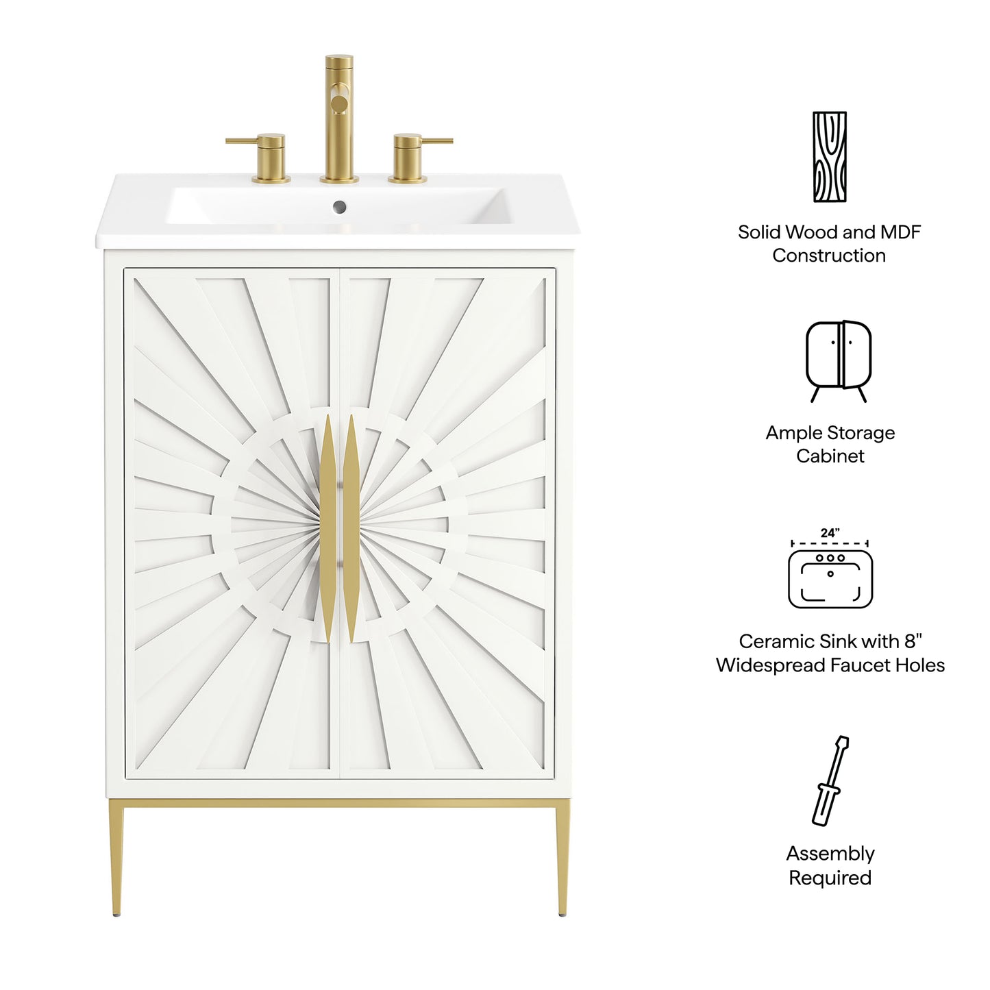 Awaken 24" Bathroom Vanity by Modway
