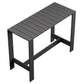 Tahoe 59 Inch Rectangle Outdoor Patio Aluminum Bar Table by Modway