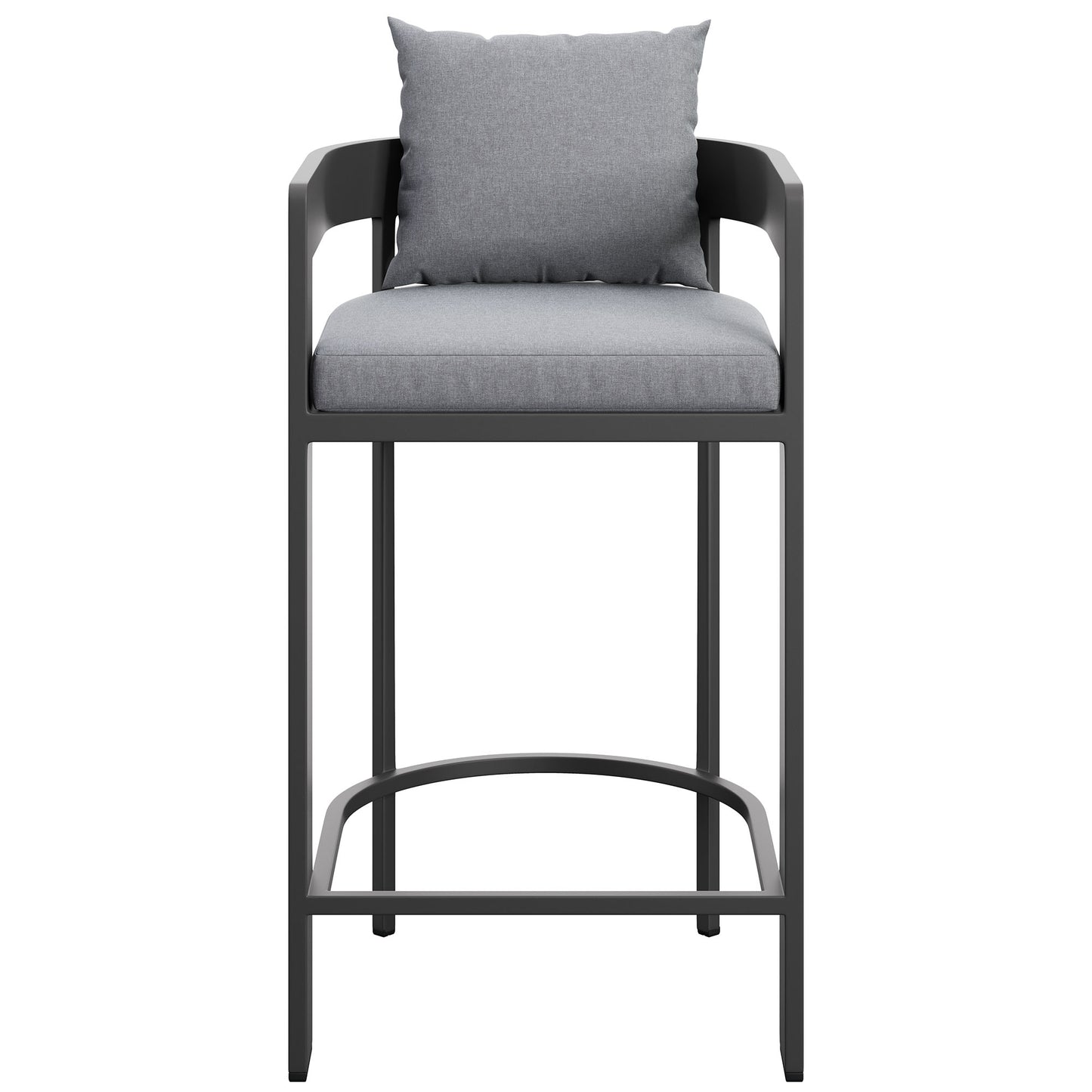 Tahoe Outdoor Patio Patio Aluminum Bar Chair by Modway