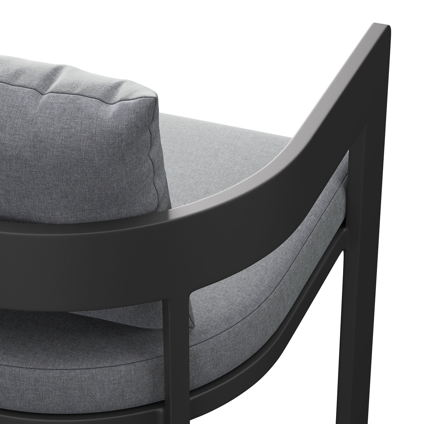 Tahoe Outdoor Patio Patio Aluminum Bar Chair by Modway