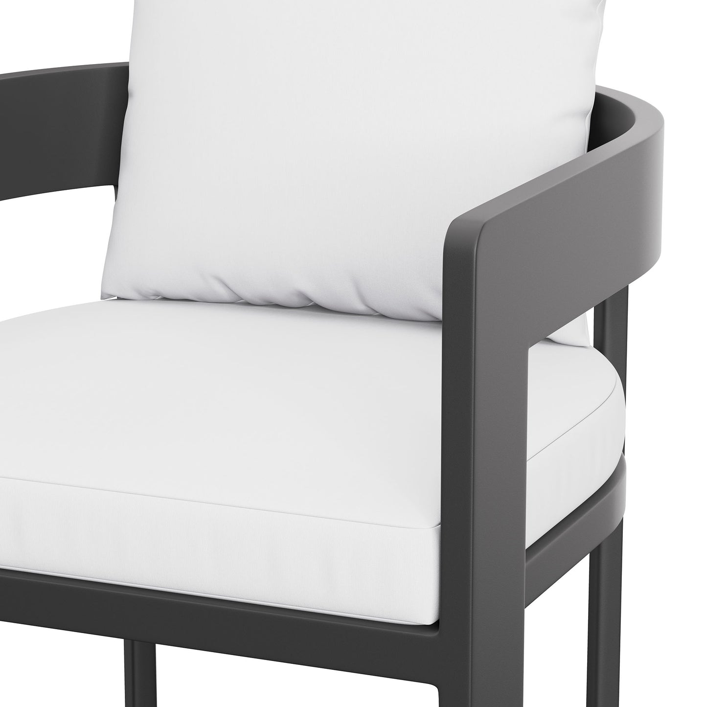 Tahoe Outdoor Patio Patio Aluminum Bar Chair by Modway