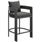 Tahoe Outdoor Patio Patio Aluminum Counter Stool by Modway