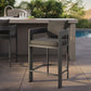 Tahoe Outdoor Patio Patio Aluminum Counter Stool by Modway